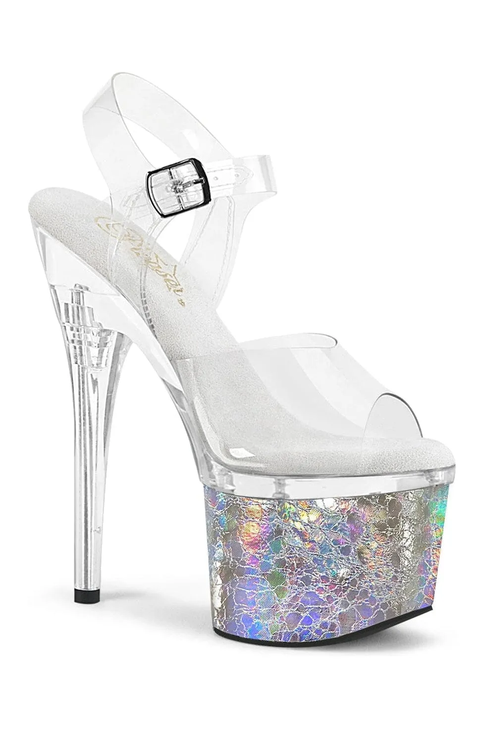 ESTEEM-708CK Clear Vinyl Sandal