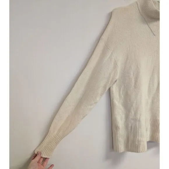 Everlane The Cozy Stretch Pullover Sweater Wool Yak Minimalist‎ Capsule Canvas S
