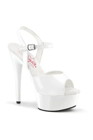 EXCITE-609 Sandal | White Patent