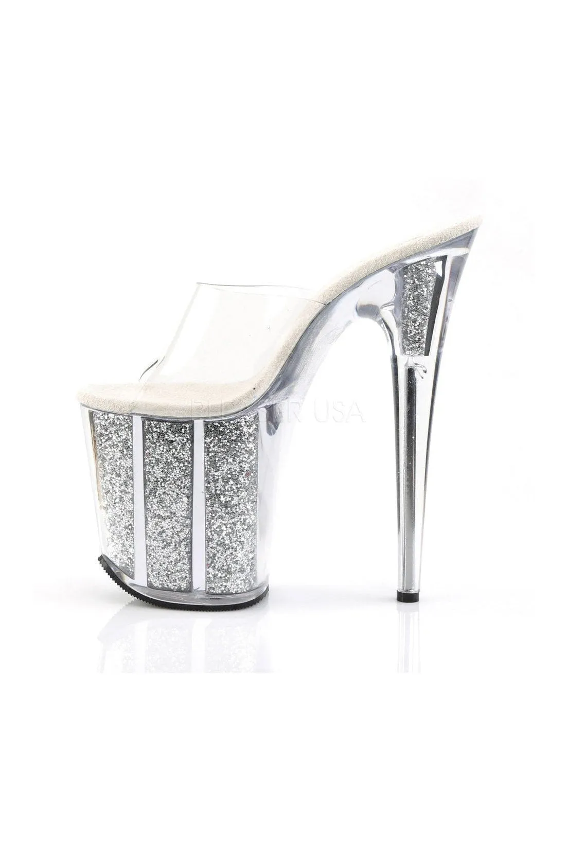 FLAMINGO-801G Platform Slide  | Clear Vinyl