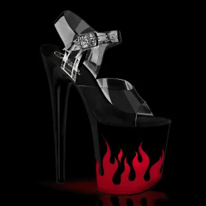 FLAMINGO-808NLFL Clear Vinyl Sandal