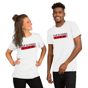 Flip Hacking Live 2020 Unisex T-shirt in Ash Grey