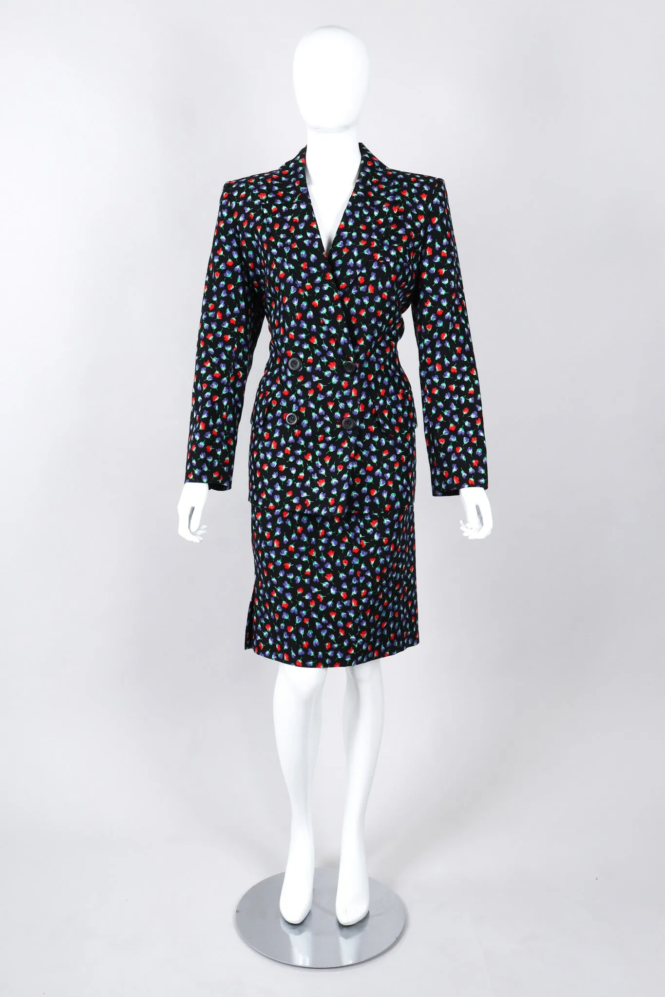 Floral Jacket & Skirt Set