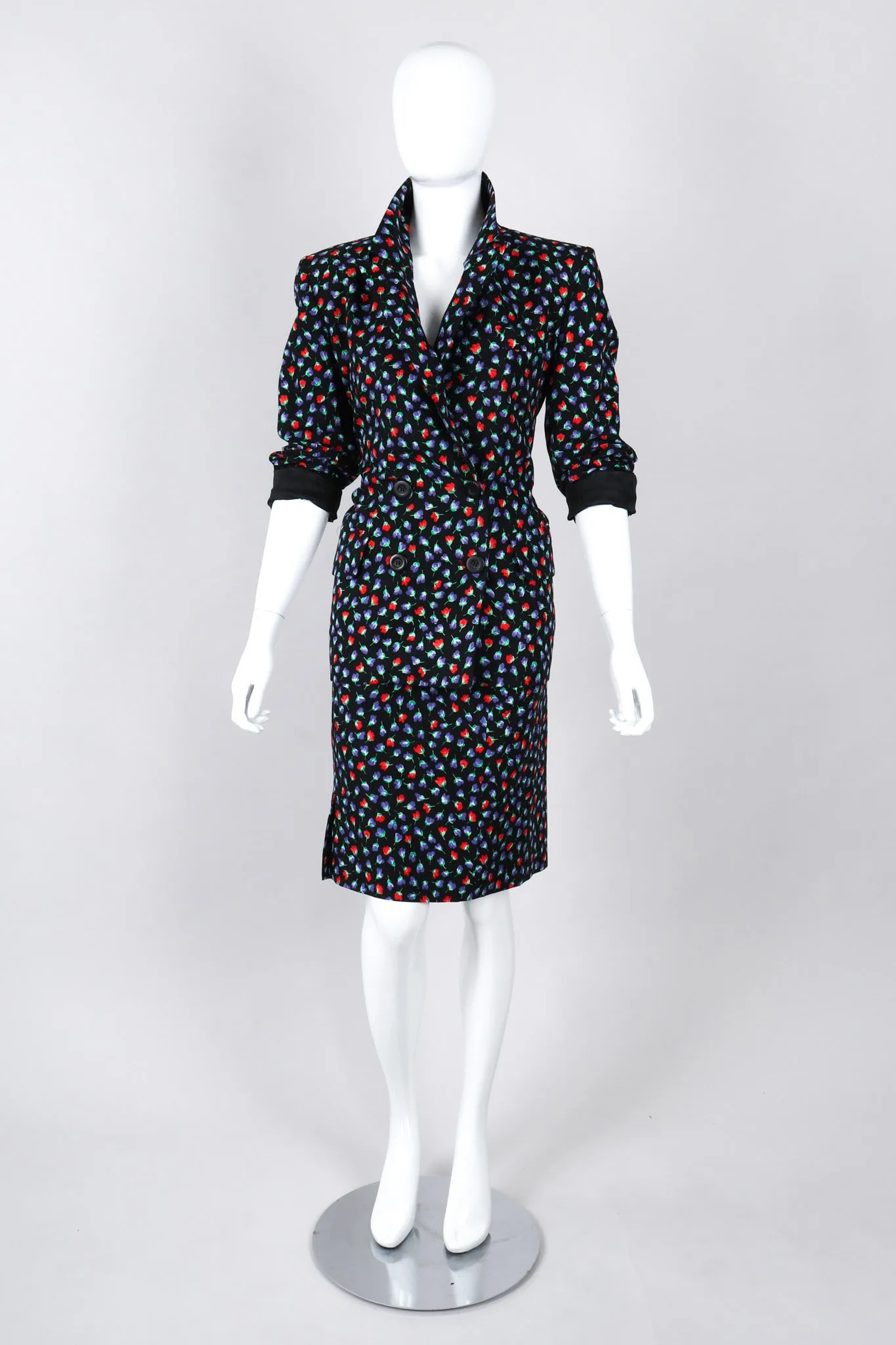 Floral Jacket & Skirt Set
