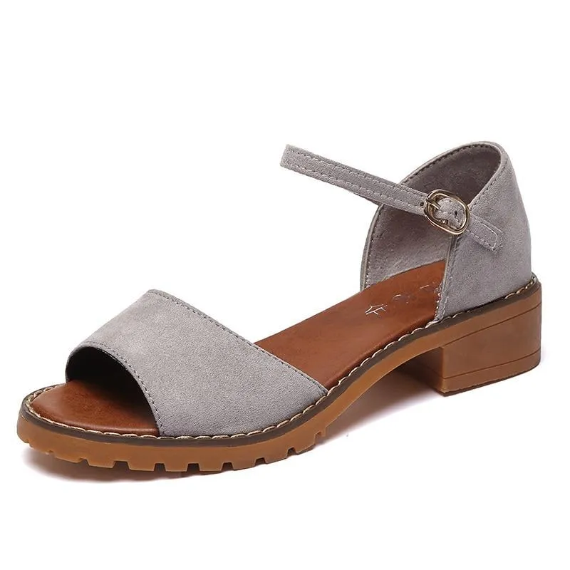 Floral Sandals Fish Mouth Women Sandals