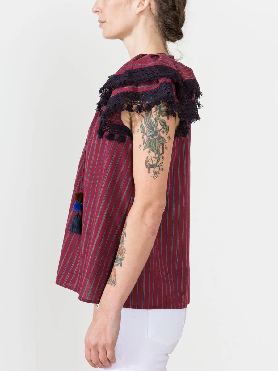 flutter top - red