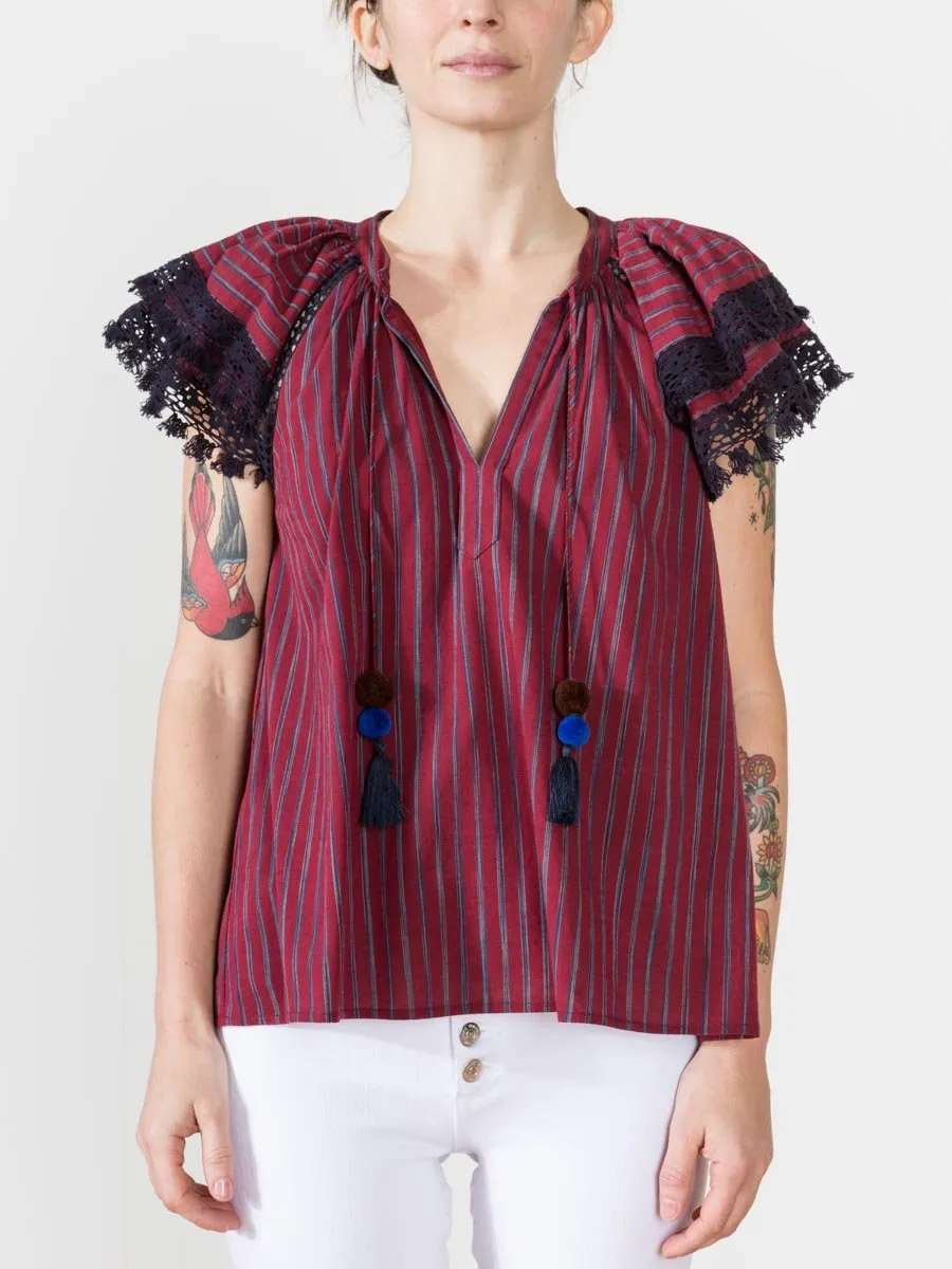 flutter top - red