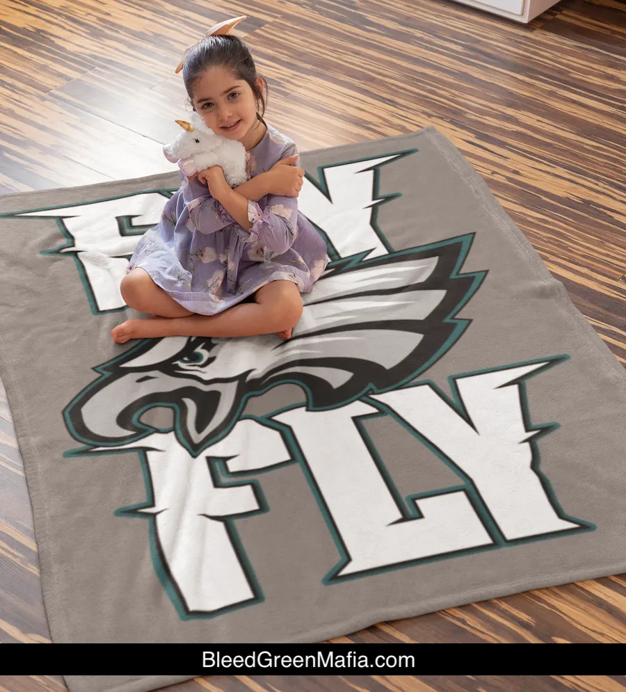 Fly Eagles Cozy Plush Fleece Blanket - 60x80