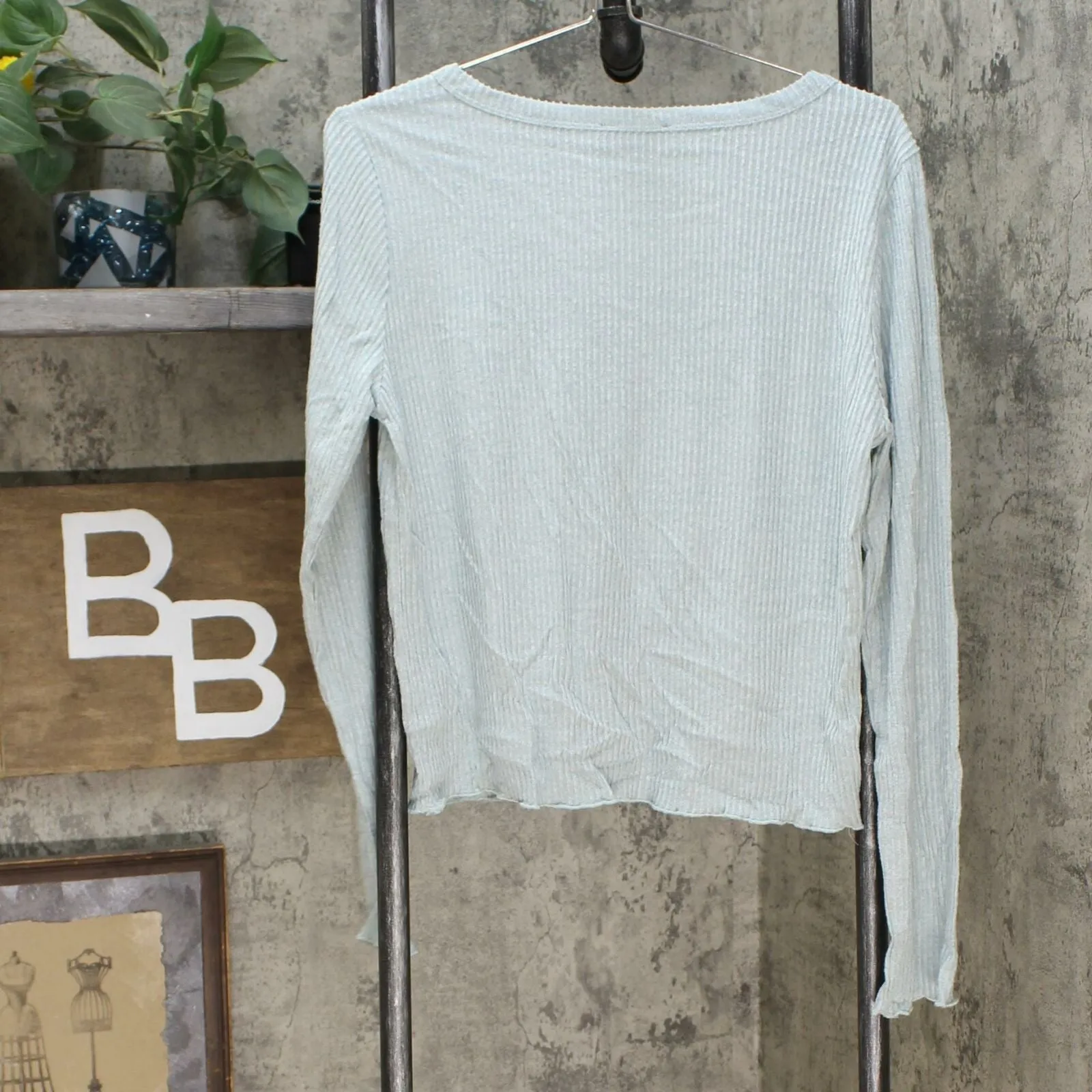 Freshman Women's Junior Fit Cozy Henley Top