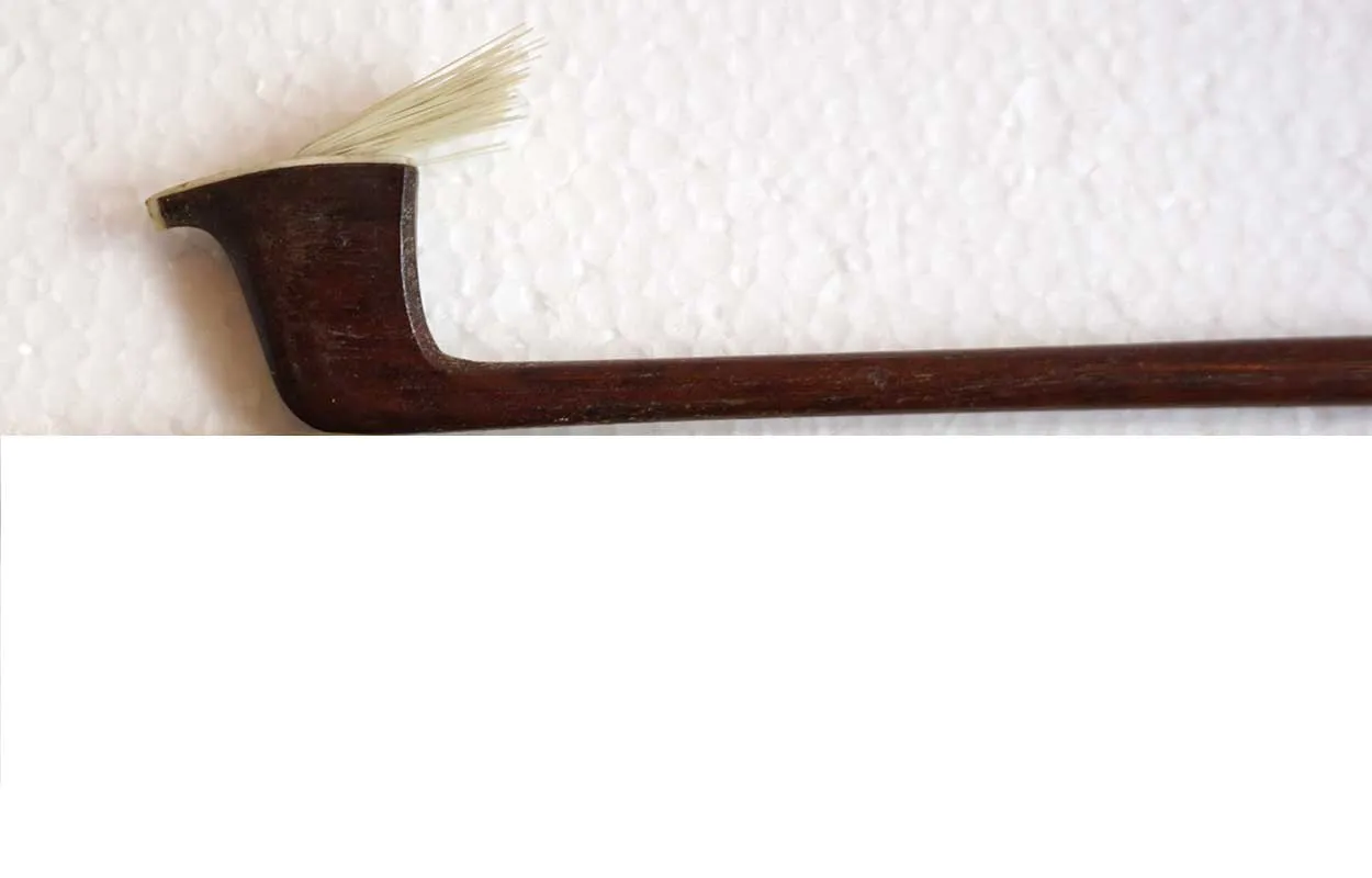 German Bone and Mother of Pearl Violin Bow