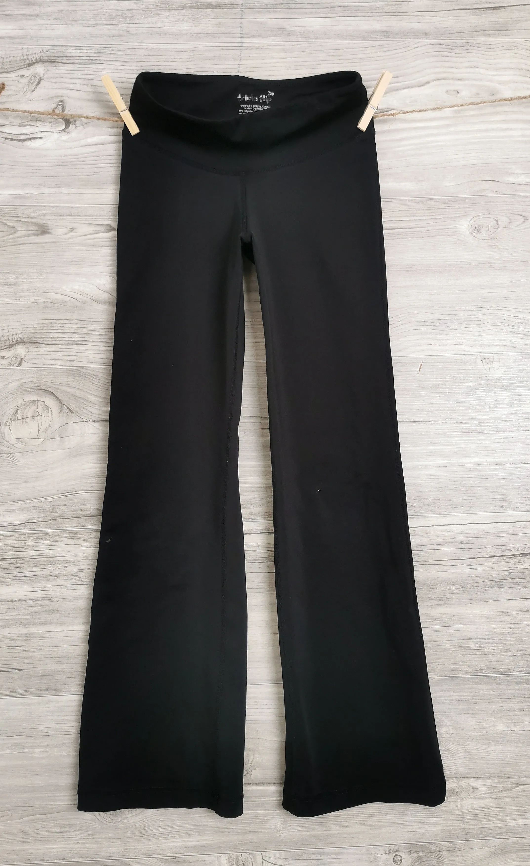 GIRL SIZE 3 (8/10 YEARS) - TRIPLE FLIP, Black Athletic Pants GUC B8