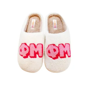 Greek Letter Slippers