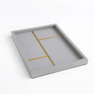 Grey Decorative Tray