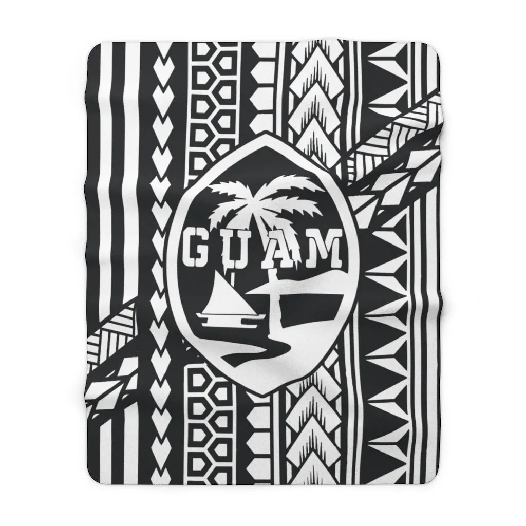Guam Tribal Thick Fleece Blanket