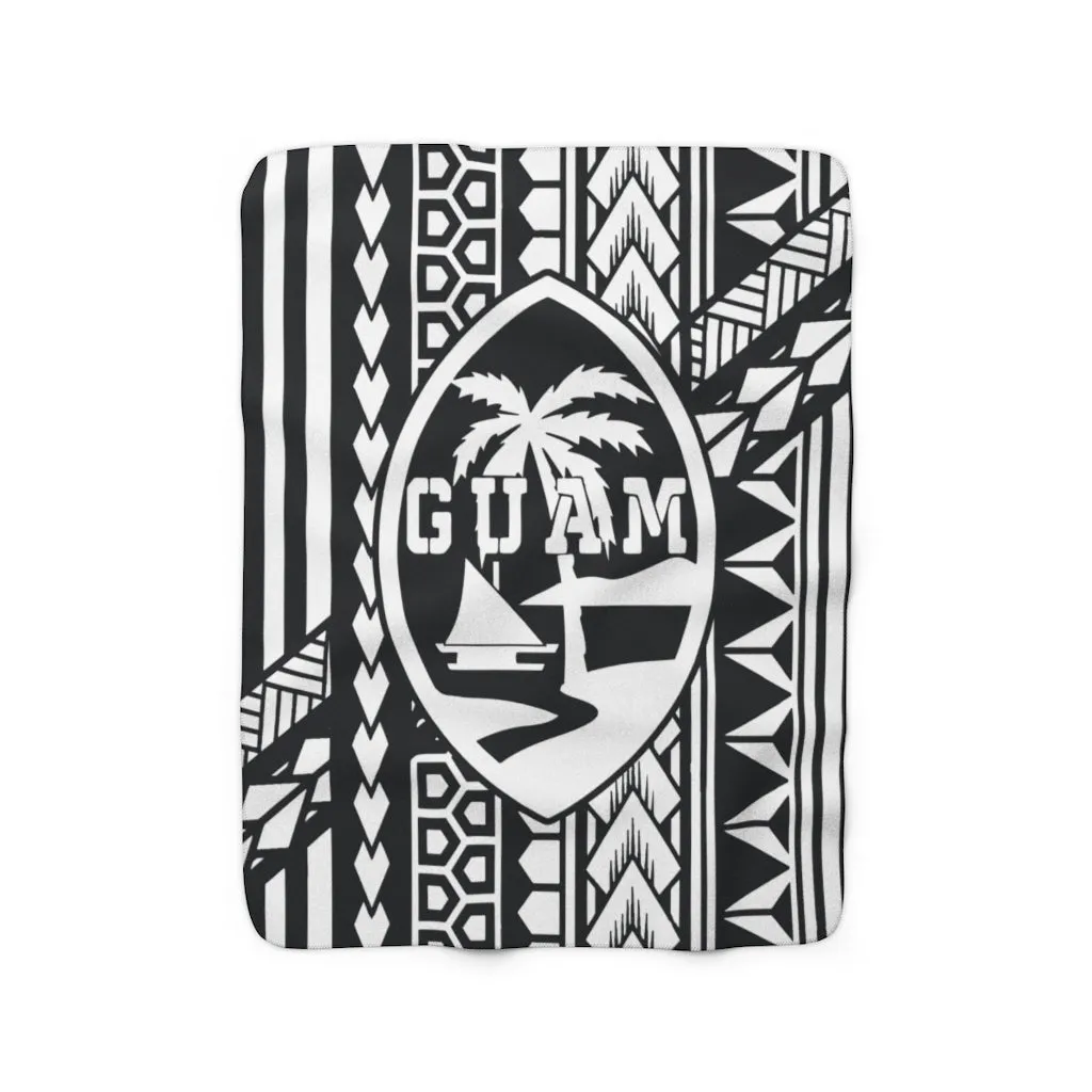 Guam Tribal Thick Fleece Blanket