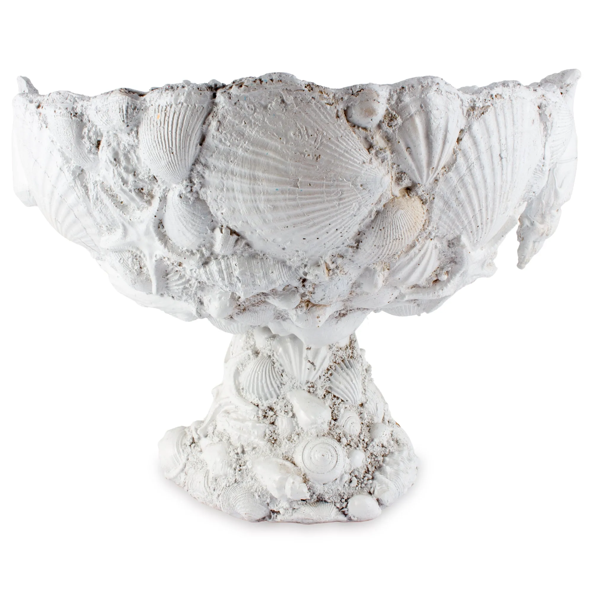 Handmade Vintage Footed Seashell Bowl