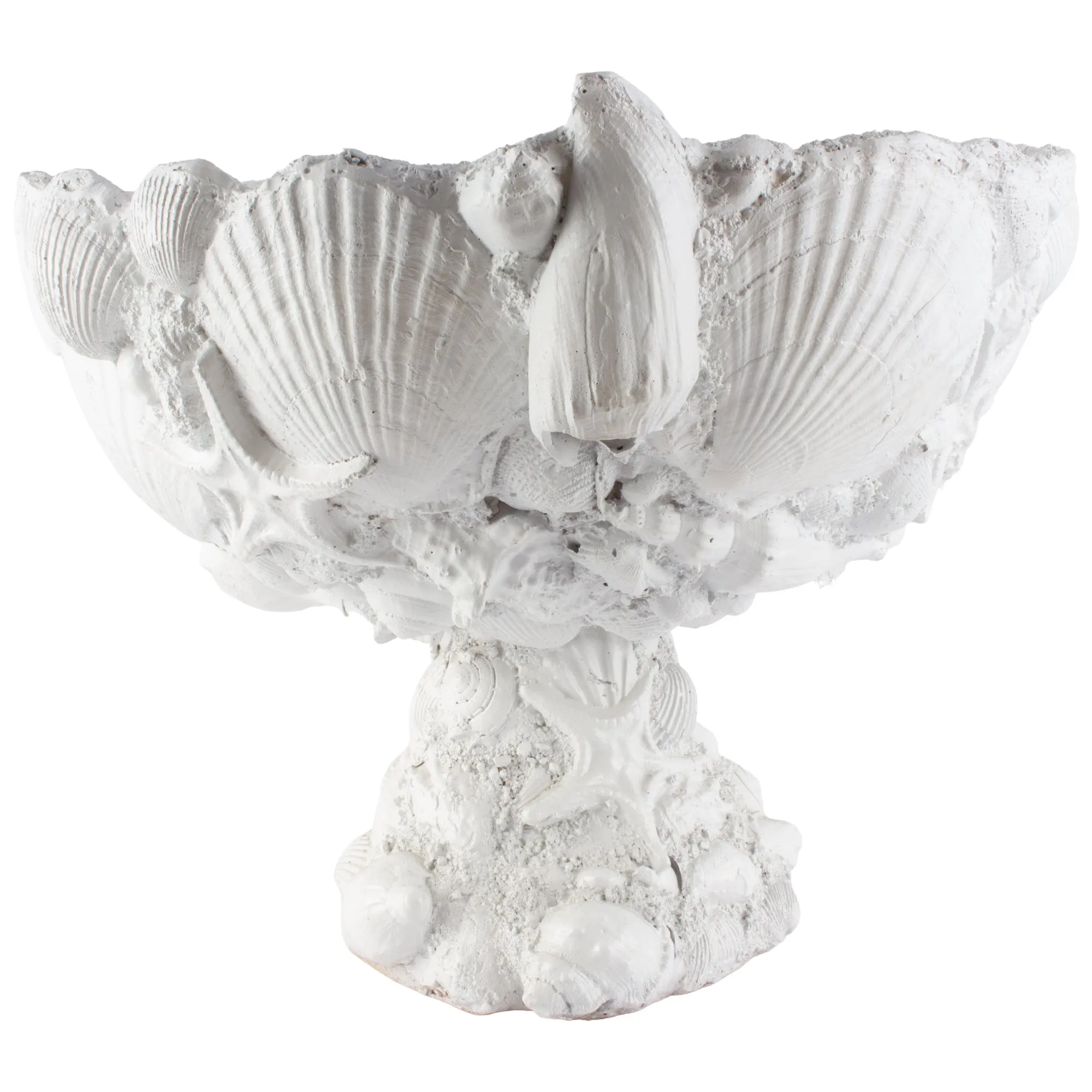 Handmade Vintage Footed Seashell Bowl