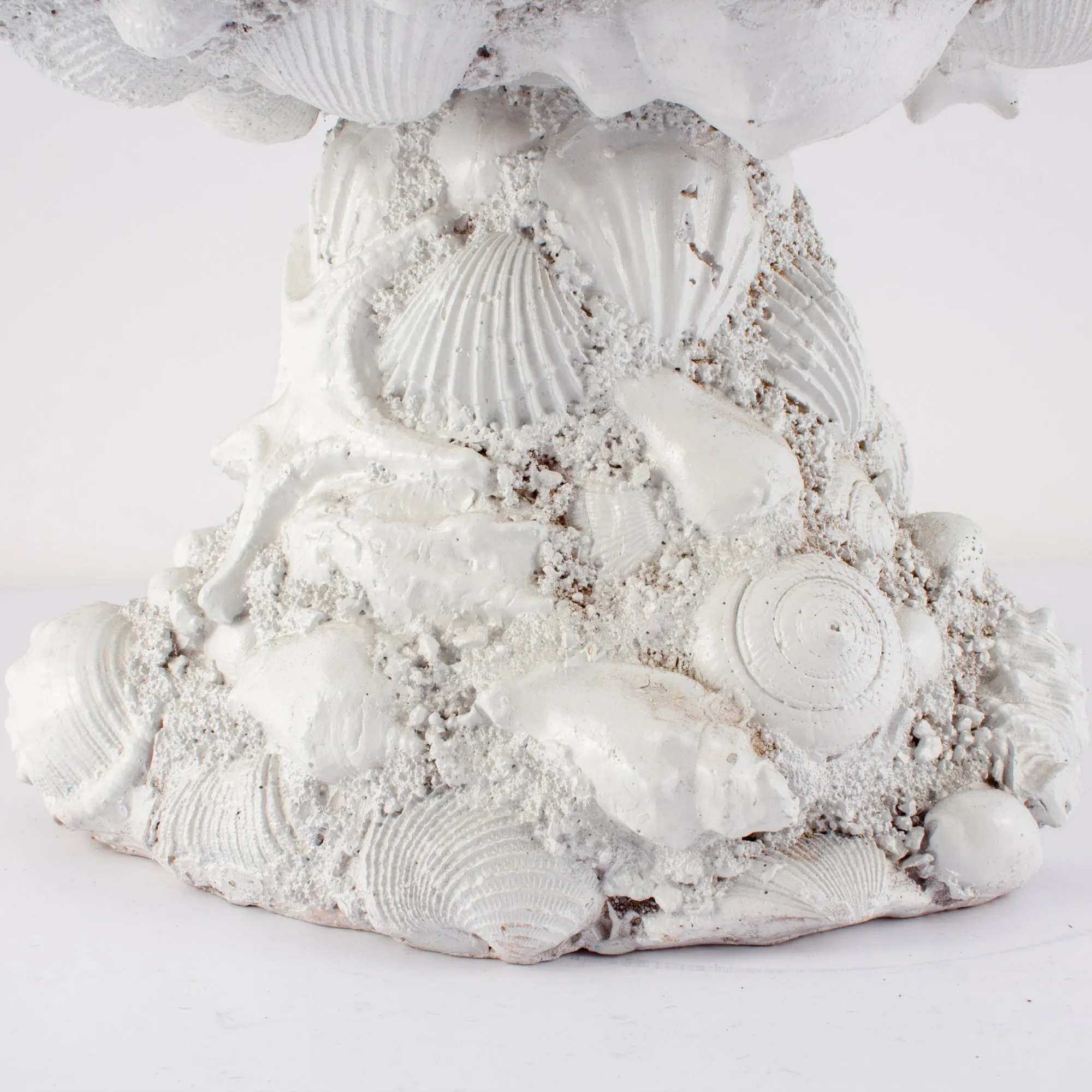 Handmade Vintage Footed Seashell Bowl