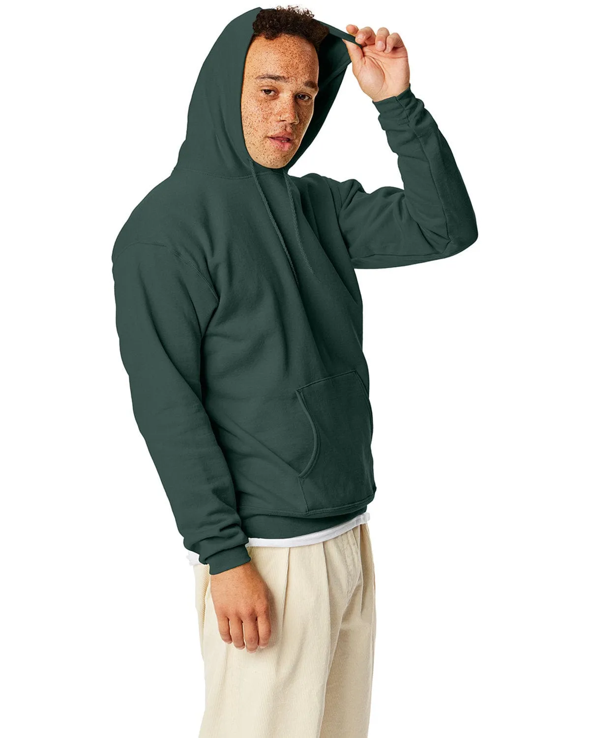 Hanes 50/50 Hoodie Sweatshirt | Athletic Dk Gren