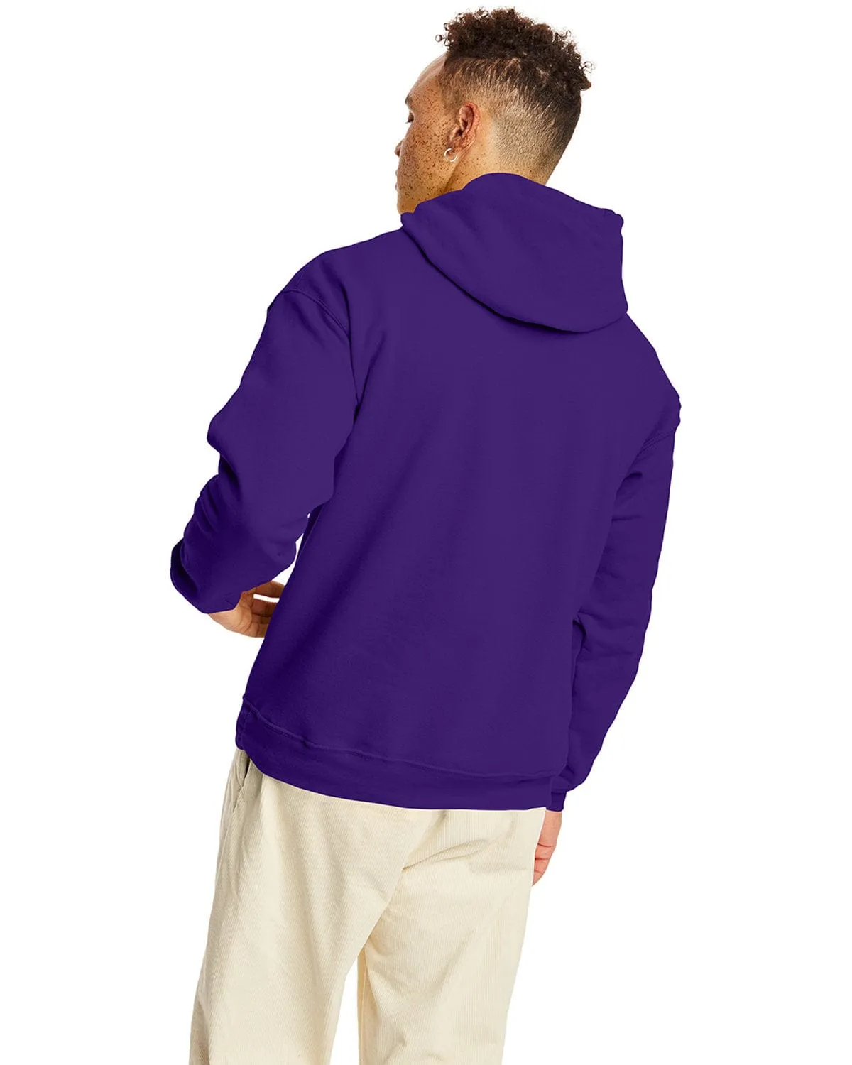 Hanes 50/50 Hoodie Sweatshirt | Athletic Purple
