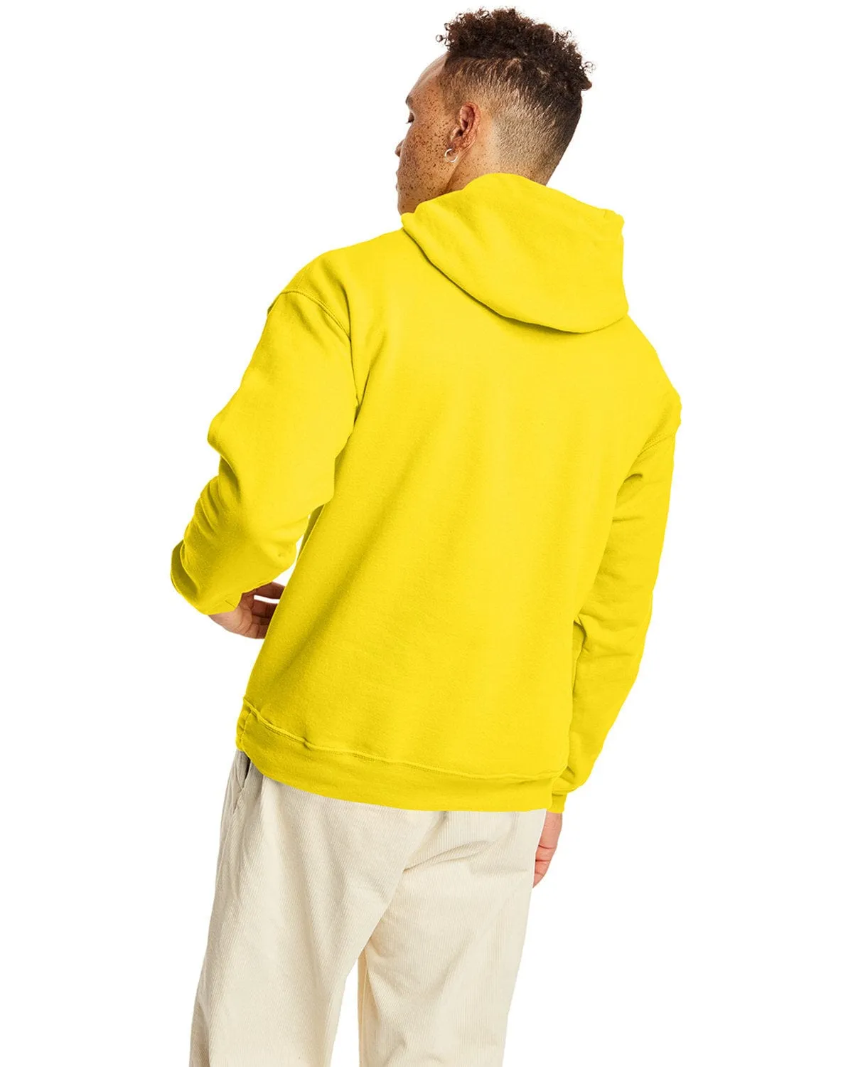 Hanes 50/50 Hoodie Sweatshirt | Athletic Yellow