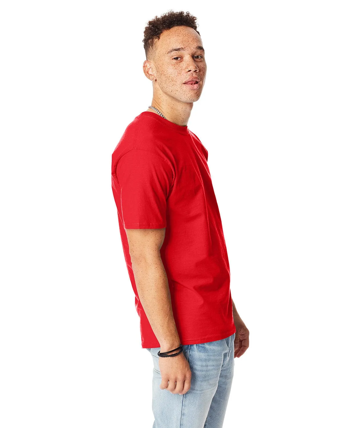 Hanes Beefy-T T-Shirt | Athletic Red