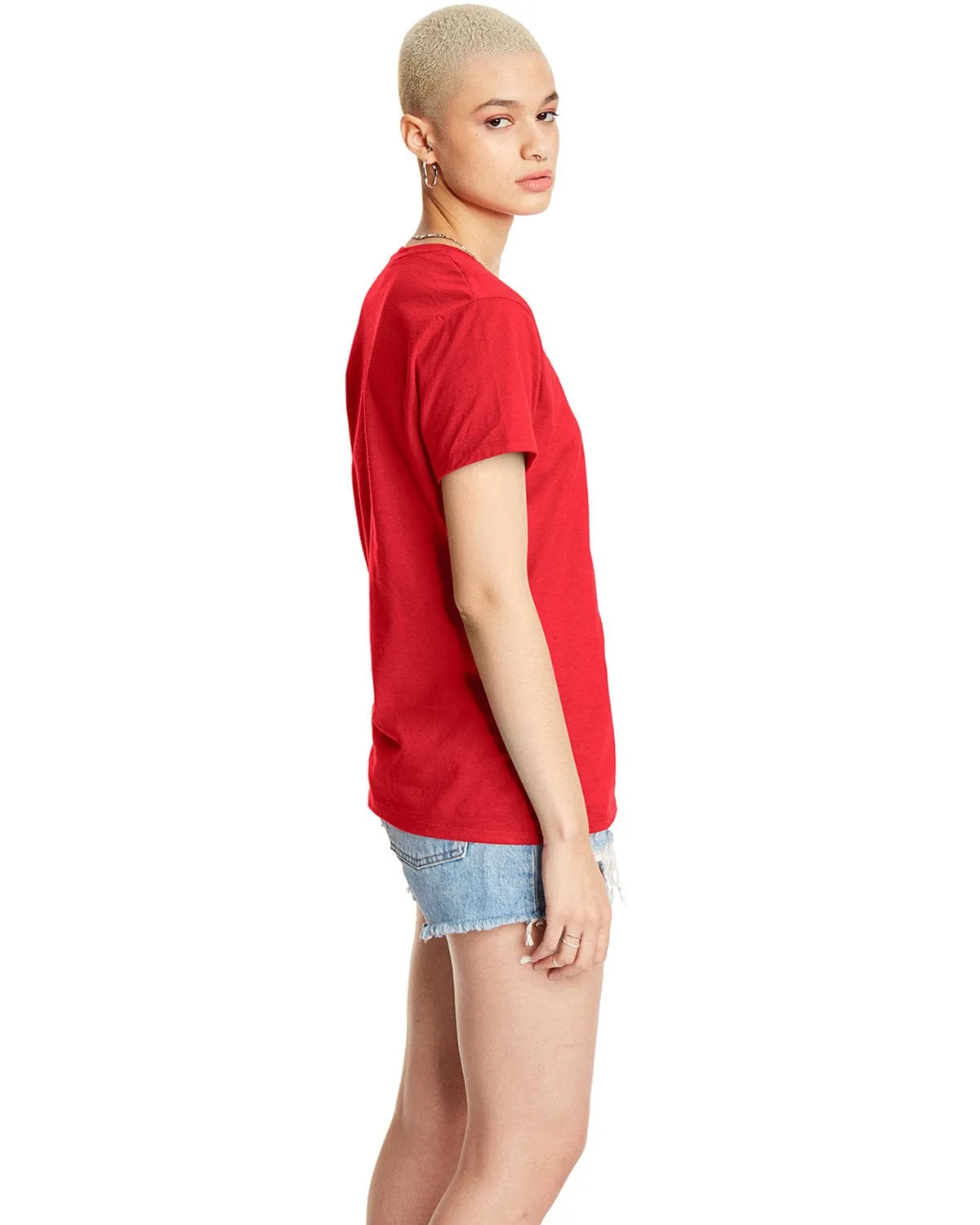 Hanes Ladies Classic Fit Tee | Athletic Red