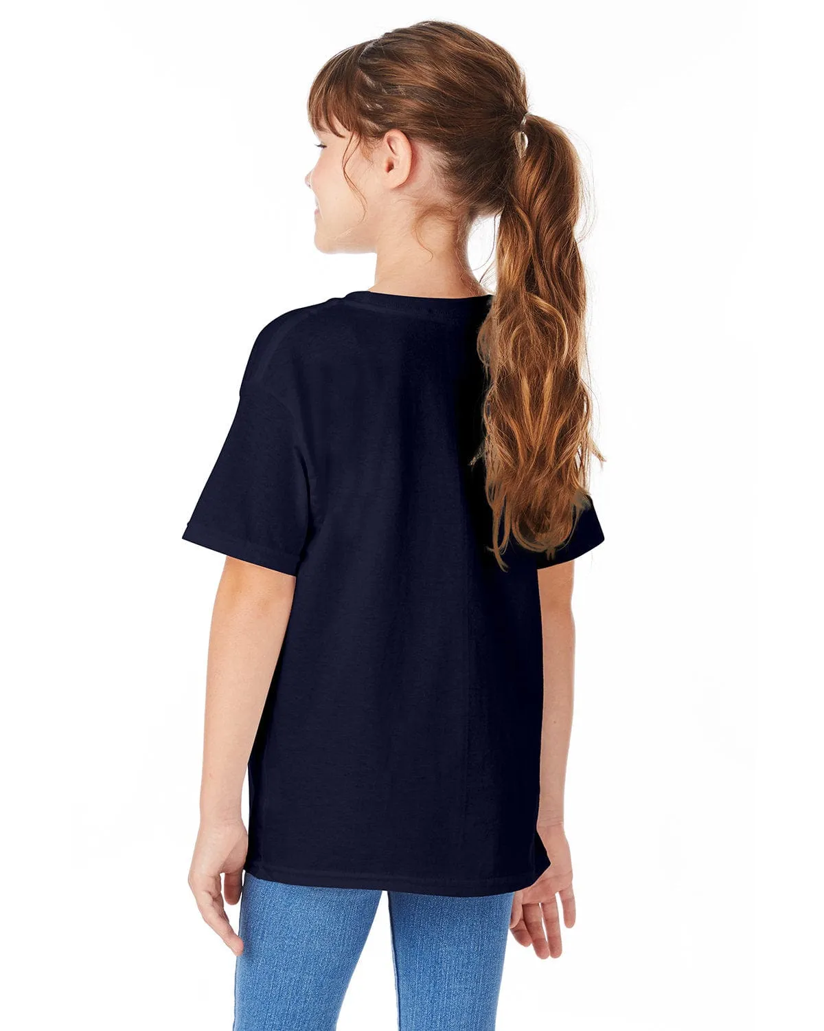 Hanes Youth ComfortSoft T-Shirt | Athletic Navy
