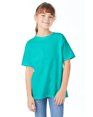 Hanes Youth ComfortSoft T-Shirt | Athletic Teal