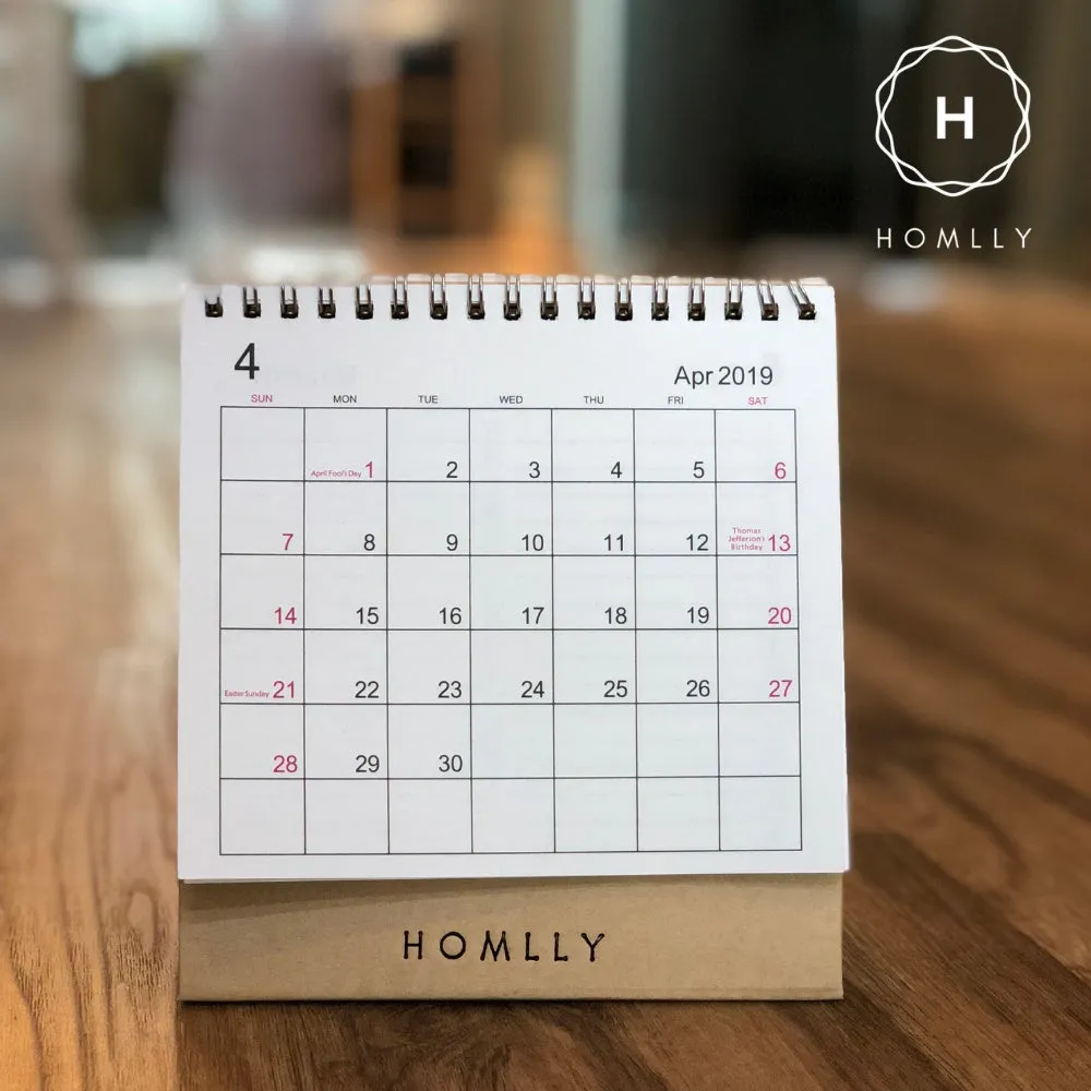 Homlly Modern Desk / Table Calendar