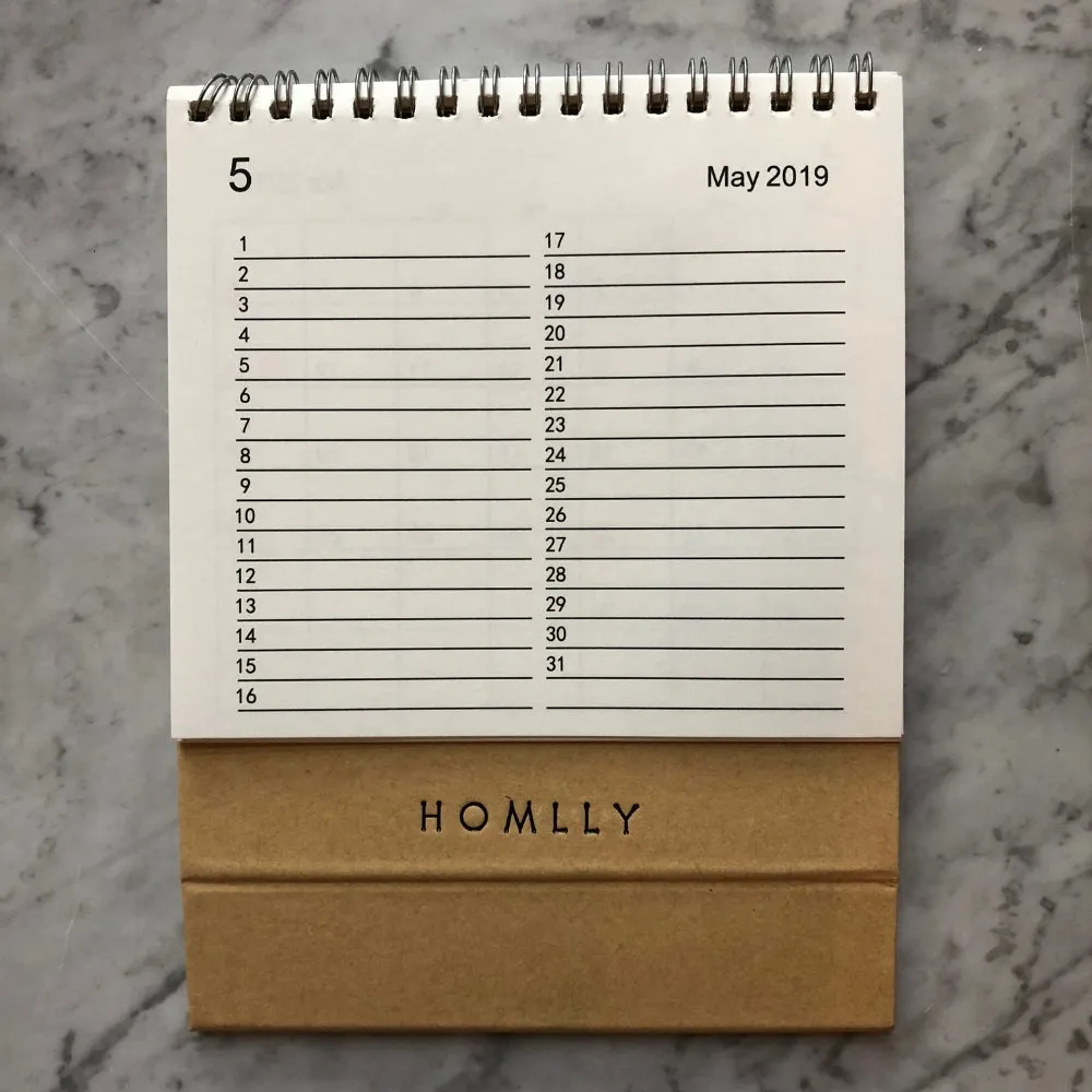 Homlly Modern Desk / Table Calendar