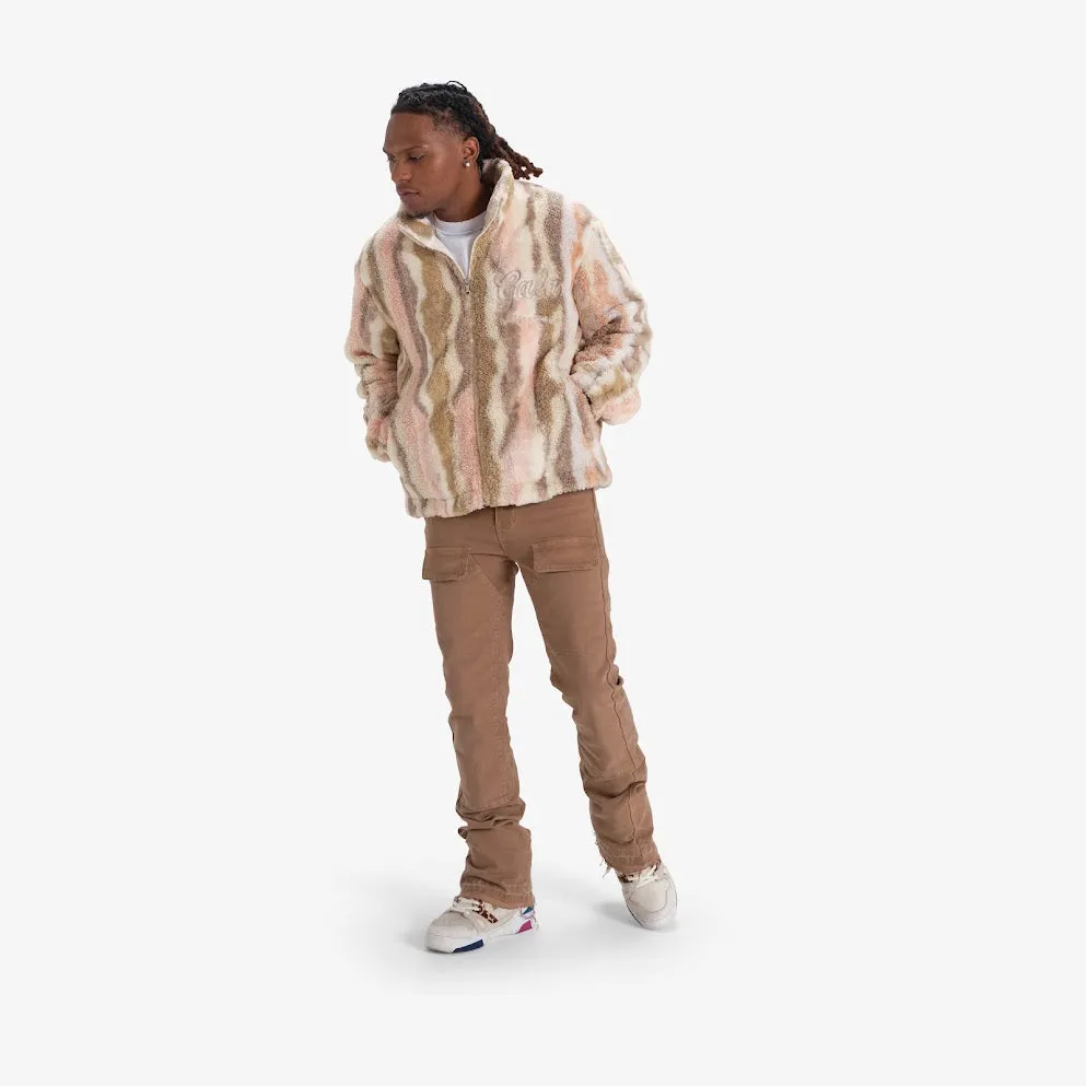 HORIZON PLUSH SHERPA JACKET (NEAPOLITAN)