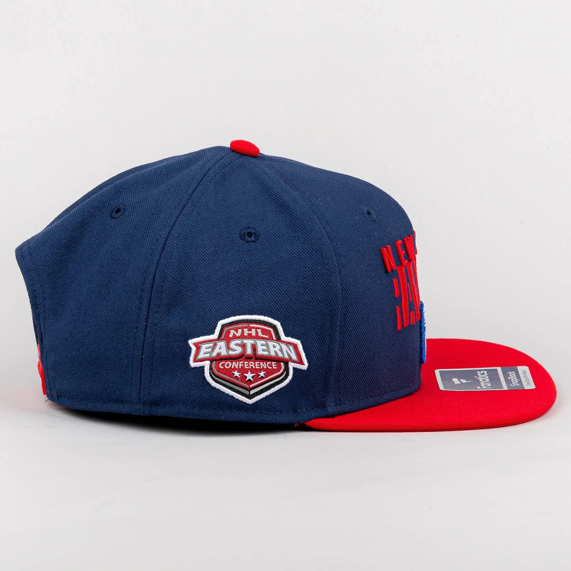 Šiltovka Fanatics NHL Fundamental Color Blocked Snapback New York Rangers modrá/červená