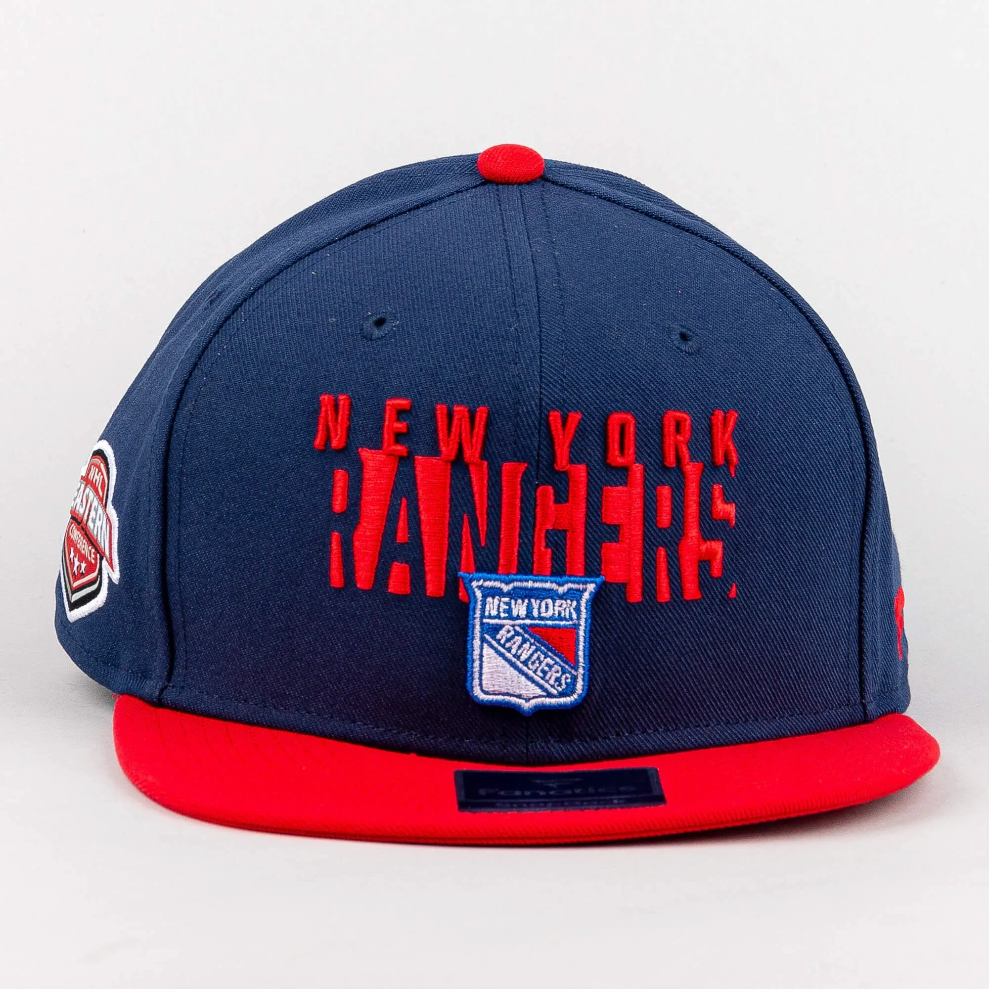 Šiltovka Fanatics NHL Fundamental Color Blocked Snapback New York Rangers modrá/červená