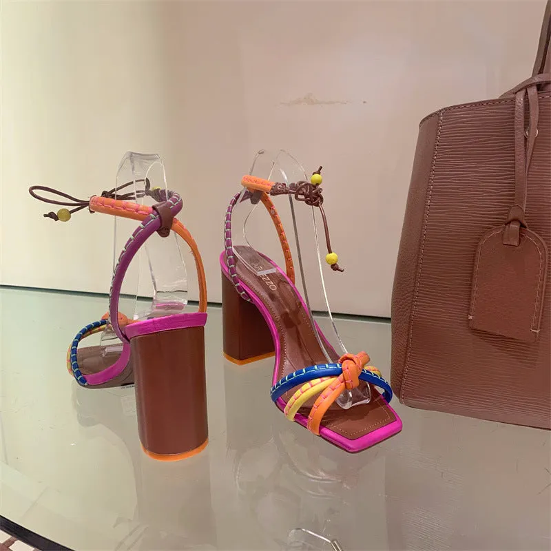 INSTOCK-High heel women fish mouth sandal