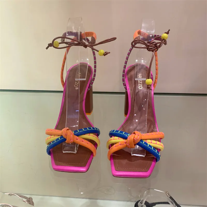 INSTOCK-High heel women fish mouth sandal