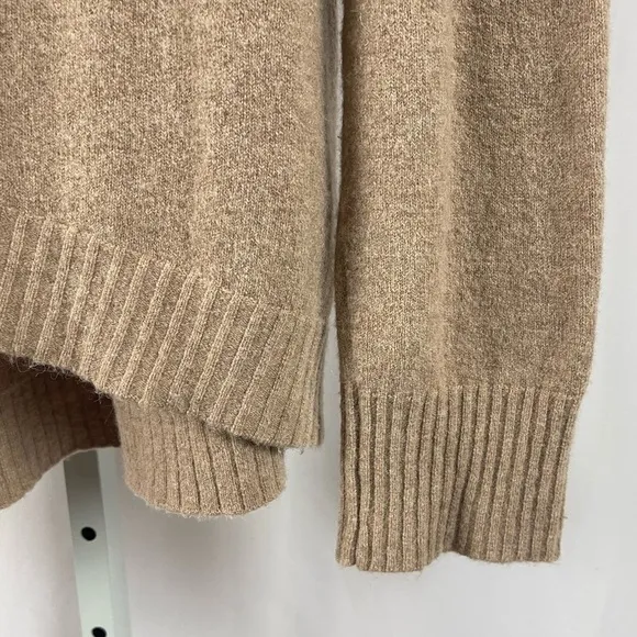J. Crew XL Alpaca Wool Oversized Slouchy Supersoft Turtleneck Sweater Longline