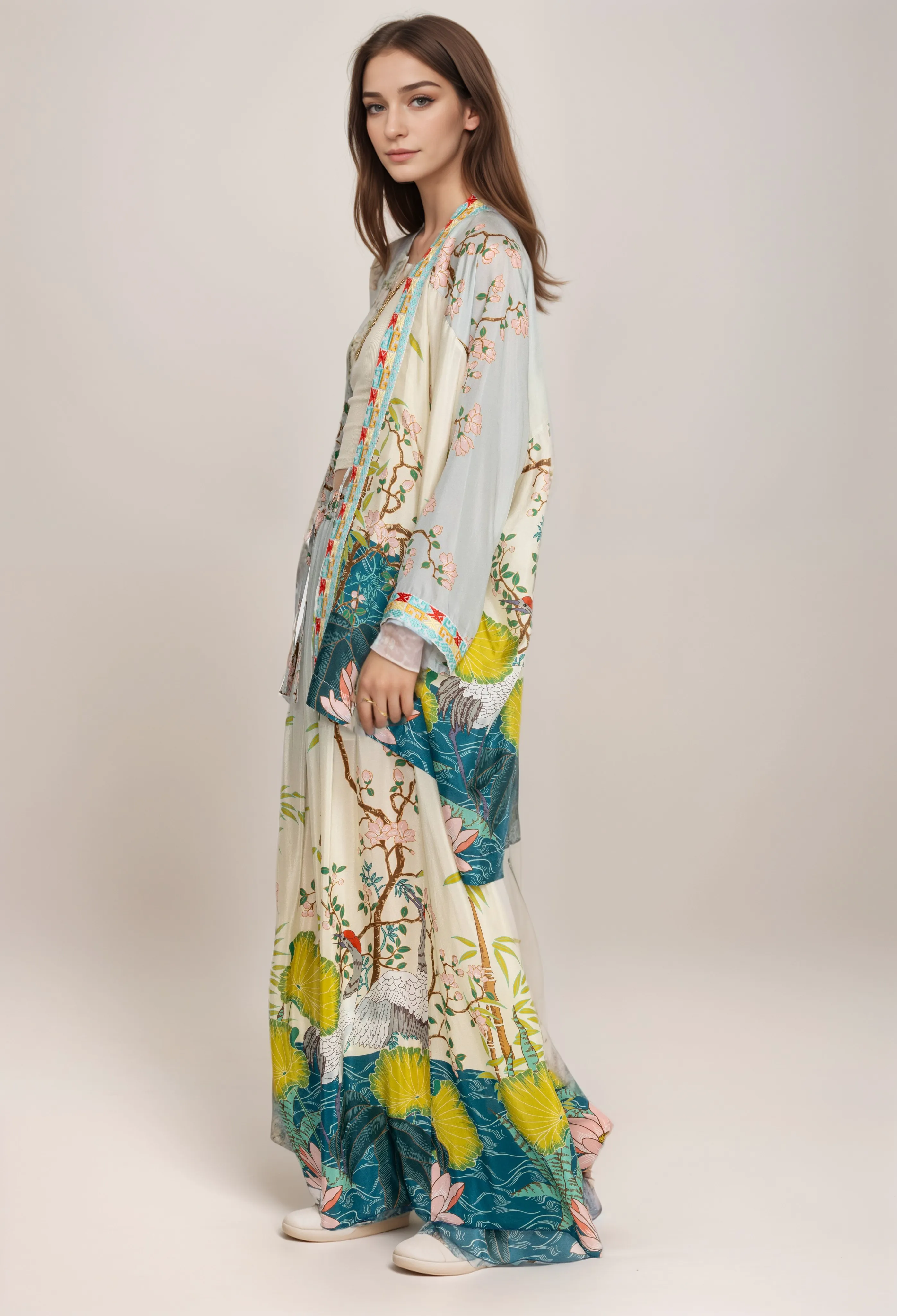 Johnny Was Pribasa Lined Arya Pant C63624 Boho Chic