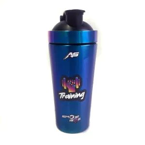 Kamikaze Rainbow Stainless Steel Shaker 700ml by Athletic Sport