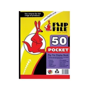 kangaroo Flip File A4 50 Pocket