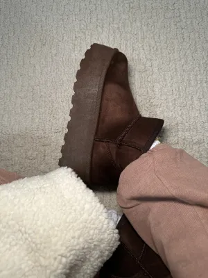 Karina Platform Bootie- Brown