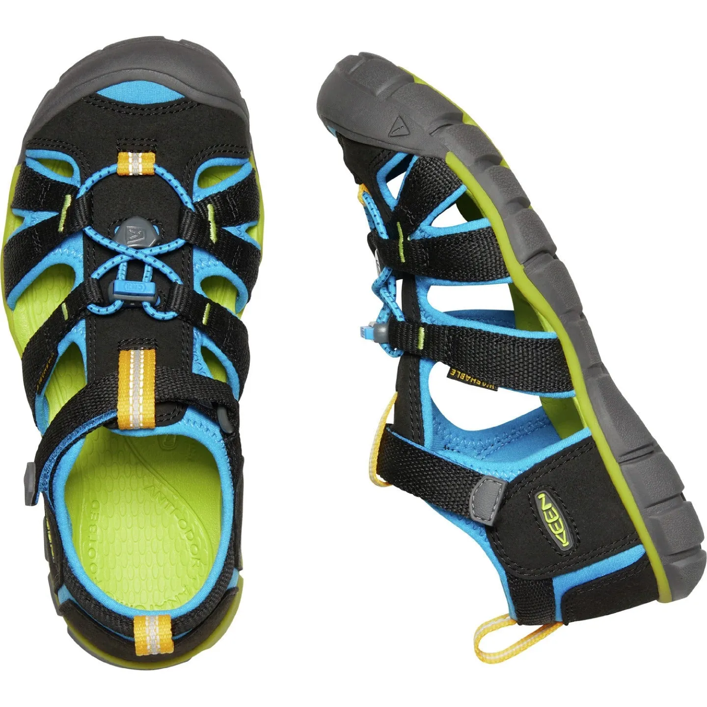 Keen Seacamp II CNX Sandal - Black/Blue