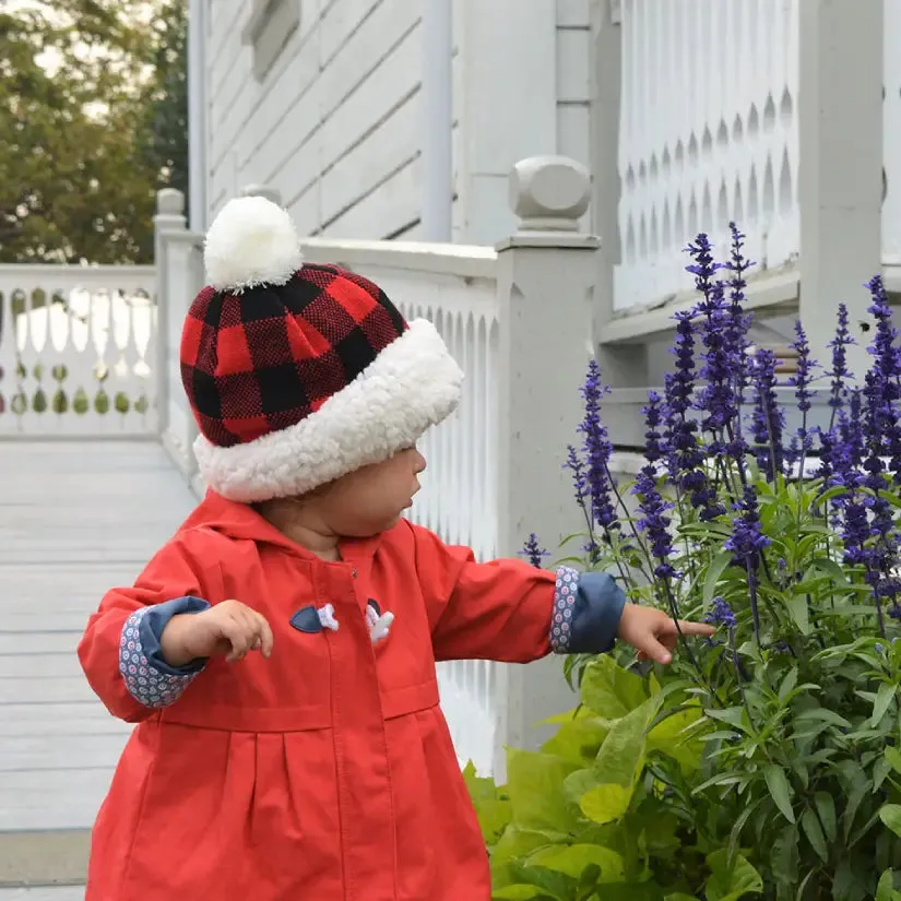 Kids Toque Winter Hat | Lumberjack Red