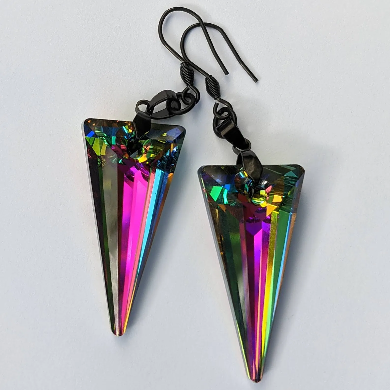 LARGE POISON ICE PICK EARRINGS