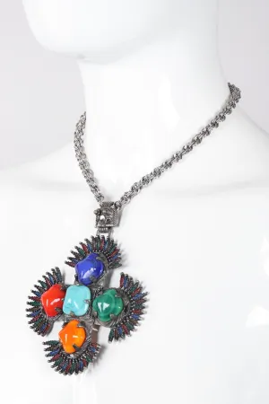 Larry Vrba Mayan Medallion Pendant