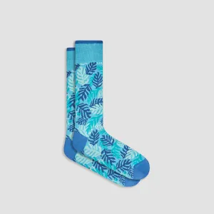 Leaves Mid-Calf Socks