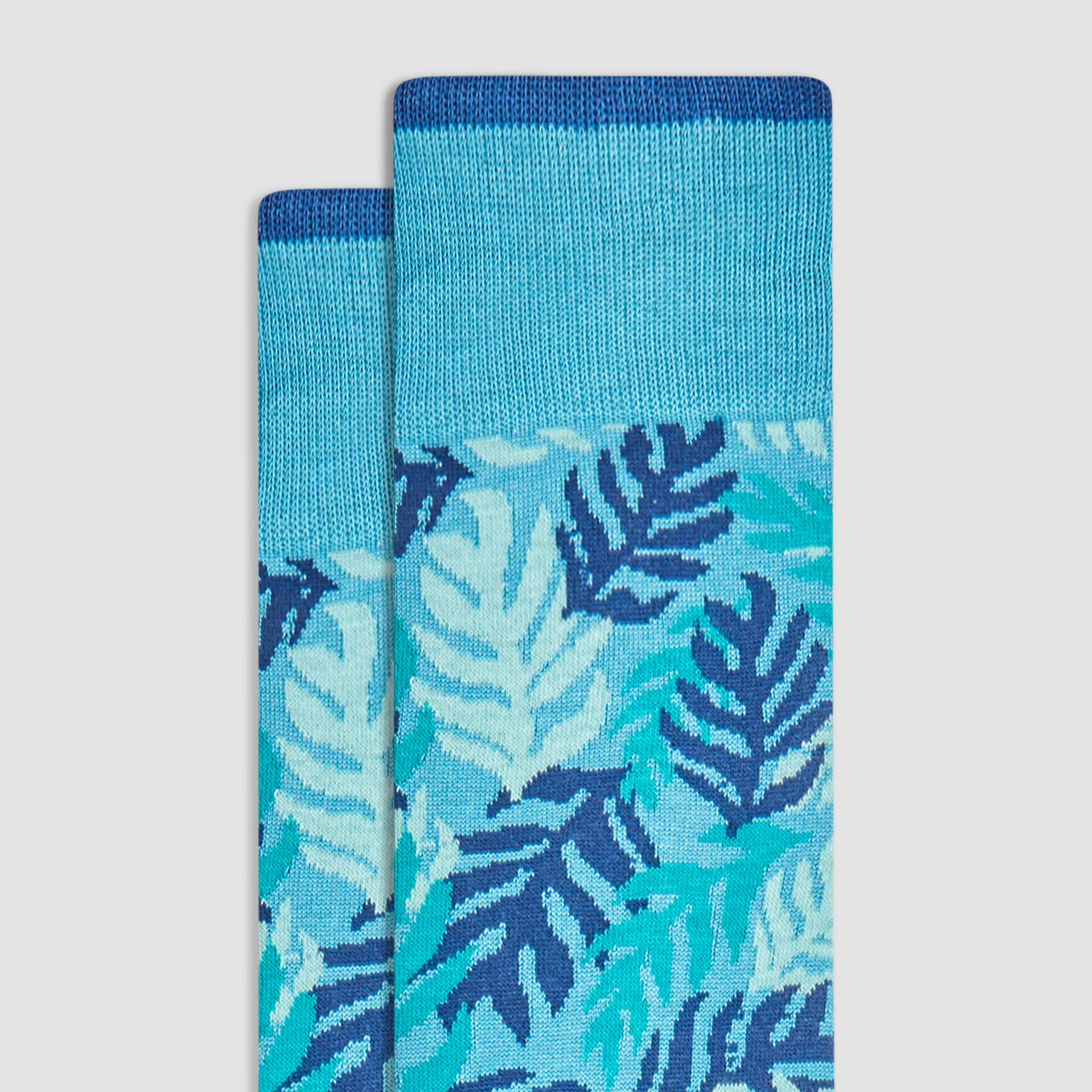 Leaves Mid-Calf Socks
