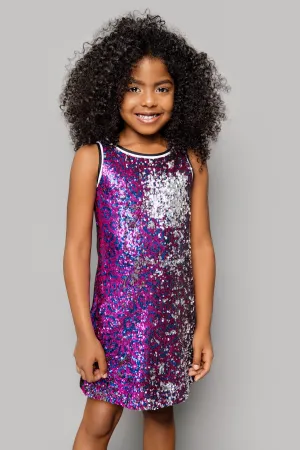LEOPARD SEQUIN DRESS
