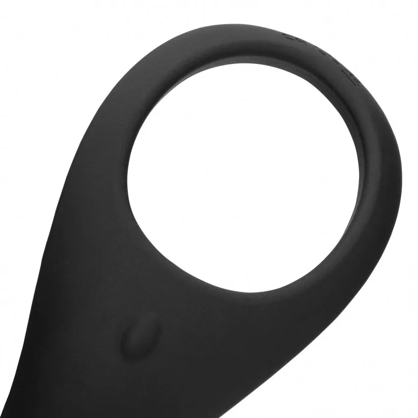Loveline Pointed Anneau Pénis Vibrant Noir
