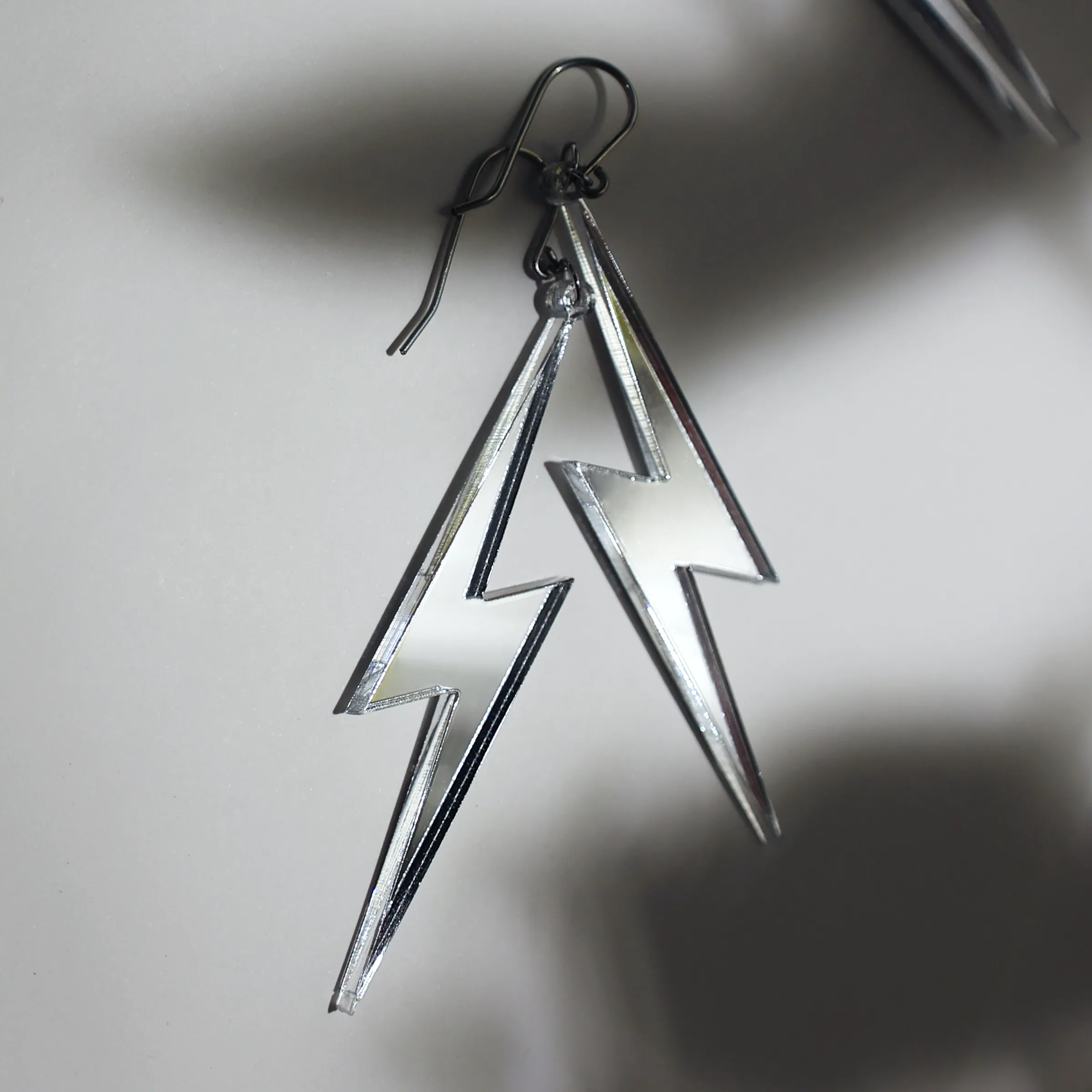 LUCKY STRIKE POINTED BOLT EARRINGS